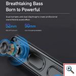 Ασύρματο Αδιάβροχο Ηχείο Bluetooth - Hands Free με Ραδιόφωνο Awei Y333 Μαύρο