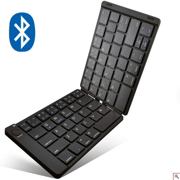 Mini Αναδιπλούμενο Ασύρματο Πληκτρολόγιο Τσέπης Foldable Bluetooth Keyboard iOs, Android, Windows Μίνι αναδιπλούμενο πληκτρολόγιο τσέπης για ασύρματη σύνδεση και χειρισμό διαφόρων συσκευών. Είναι εξαιρετικά μικρών διαστάσεων και ελαφρύ για να χωράει πραγματικά στην τσέπη σας! Με τις δυνατότητες των σημερινών φορητών συσκευών, ίσως να έχεις μπει στον πειρασμό να συνδέσεις το smartphone σου/ tablet/ pc με κάποιο πληκτρολόγιο. Σίγουρα όμως το να μπλέκεις με καλώδια δεν είναι και ό,τι καλύτερο. Αν η σκέψη και μόνο των καλωδίων σου προκαλεί τρόμο, όμως παρόλα αυτά θέλεις μια πιο ευέλικτη λύση χειρισμού της αγαπημένης σου συσκευής, το συγκεκριμένο μίνι αναδιπλούμενο πληκτρολόγιο θα σε ικανοποιήσει με το παραπάνω. Η ασύρματη επικοινωνία στα καλύτερά της! Πληκτρολόγιο Bluetooth για όλες τις συσκευές με σύνδεση Bluetooth με μοναδικό σχεδιασμό και σώμα Αλουμινίου για μεγάλη ευκολία, άνεση και φινέτσα. Προσφέρει αθόρυβη πληκτρολόγηση διευκολύνοντας όλες τις εργασίες σας. Χαρακτηριστικά: Διαστάσεις: κλειστό 15 & ανοιχτό 31 x 8,4cm Συμβατό με tablet, pc, smart phones Υψηλής ποιότητας κατασκευή Εύκολο στην μεταφορά, μπαίνει στην τσέπη! Universal συμβατό με ios/android/windows Mini Αναδιπλούμενο Ασύρματο Πληκτρολόγιο Τσέπης Foldable Bluetooth Keyboard iOs, Android, Windows Mini Αναδιπλούμενο Ασύρματο Πληκτρολόγιο Τσέπης Foldable Bluetooth Keyboard iOs, Android, Windows Mini Αναδιπλούμενο Ασύρματο Πληκτρολόγιο Τσέπης Foldable Bluetooth Keyboard iOs, Android, Windows Μοντέλο 1 Mini Αναδιπλούμενο Ασύρματο Πληκτρολόγιο Τσέπης Foldable Bluetooth Keyboard iOs, Android, Windows Mini Αναδιπλούμενο Ασύρματο Πληκτρολόγιο Τσέπης Foldable Bluetooth Keyboard iOs, Android, Windows