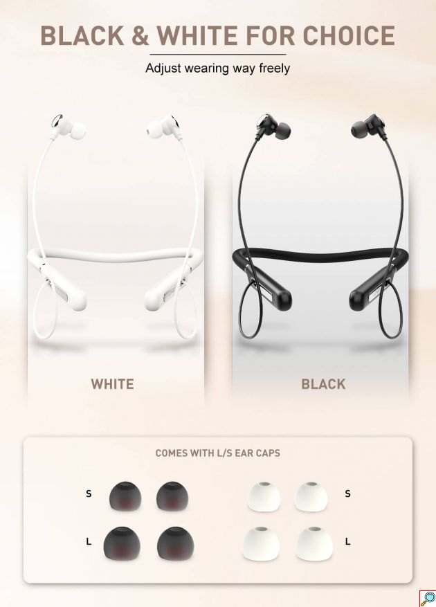 Ασύρματο Bluetooth Neckband Headset με Hi-Fi Ήχο & Άνετο Σχεδιασμό - LDNIO