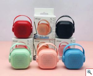 Ασύρματο Φορητό Μίνι Ηχείο Bluethoth με Μικρόφωνο για Hands-free Κλείσεις - WSTER, Ροζ