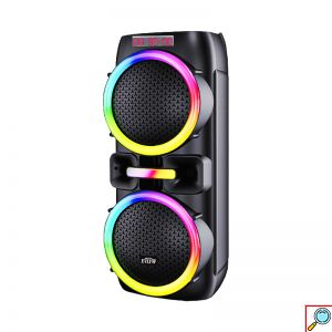 Ασύρματο Φορητό Ηχείο Bluetooth με LED RGB Φωτισμό, Τηλεχειριστήριο & Μικρόφωνο