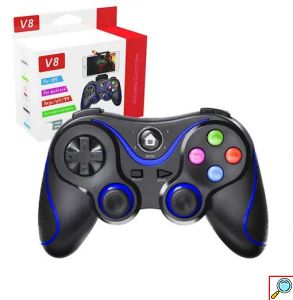 Ασύρματο Gamepad V8 Bluetooth για Android, iOS, PC και PS3