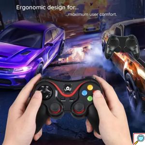 Ασύρματο Gamepad V8 Bluetooth για Android, iOS, PC και PS3