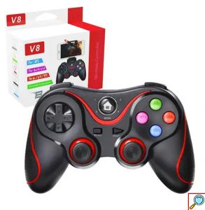 Ασύρματο Gamepad V8 Bluetooth για Android, iOS, PC και PS3