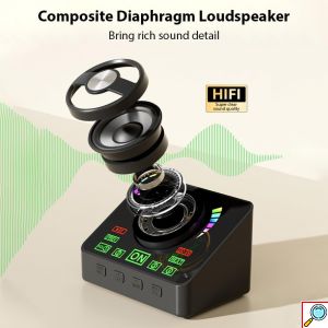 Ασύρματο Ηχείο Bluetooth Karaoke με 2 Μικρόφωνα, USB & TF Card