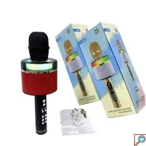 Ασύρματο Μικρόφωνο Karaoke Με Led