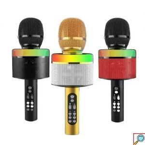 Ασύρματο Μικρόφωνο Karaoke Με Led