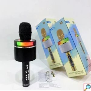 Ασύρματο Μικρόφωνο Karaoke Με Led