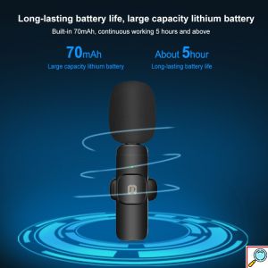 Ασύρματο Μικρόφωνο Πέτου με Θύρα Lightning - Σετ 2 τεμαχίων Puluz