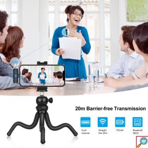 Ασύρματο Μικρόφωνο Πέτου με Θύρα Lightning - Σετ 2 τεμαχίων Puluz