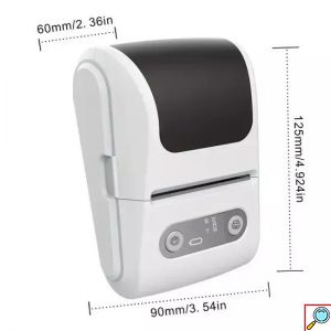 Ασύρματος Θερμικός Εκτυπωτής Ετικετών Bluetooth Mini Φορητός USB 