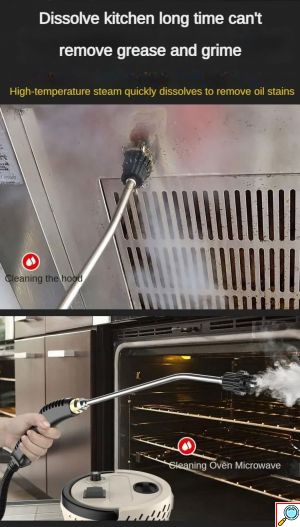 Ατμοκαθαριστής Χειρός Υψηλής Πίεσης 3000W με Δοχείο Χωρητικότητας 1400ml