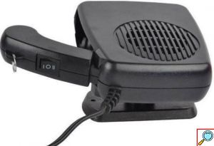 Κεραμικό Αερόθερμο & Ανεμιστήρας Αυτοκινήτου για Θέρμανση - Ψύξη 12V 200W