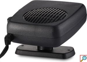 Κεραμικό Αερόθερμο & Ανεμιστήρας Αυτοκινήτου για Θέρμανση - Ψύξη 12V 200W