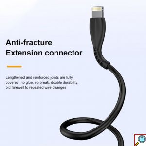 Awei Καλώδιο Γρήγορης Φόρτισης & Μεταφοράς Δεδομένων 1m USB σε Lightning για iPhone