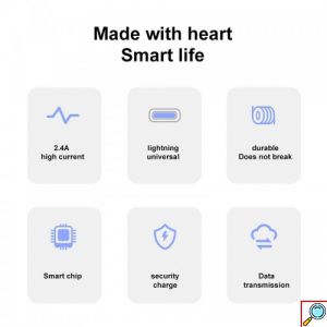 Awei Καλώδιο Γρήγορης Φόρτισης & Μεταφοράς Δεδομένων 1m USB σε Lightning για iPhone