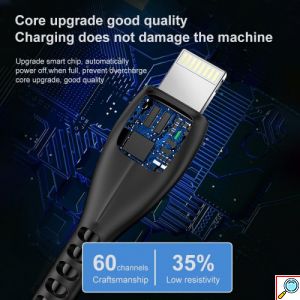 Awei Καλώδιο Γρήγορης Φόρτισης & Μεταφοράς Δεδομένων 1m USB σε Lightning για iPhone