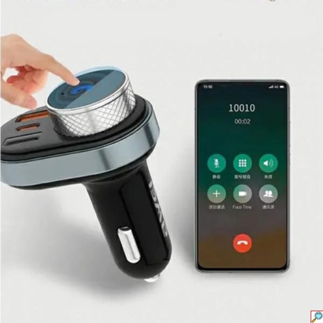 Awei FM Transmitter Αυτοκινήτου με Bluetooth 5.0 / MicroSD / USB / Fast Charger / Hands Free 