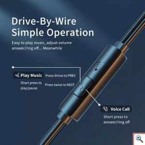 Awei® Ενσύρματα Ακουστικά Handsfree με Βύσμα Type C Μαύρα TC-7