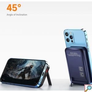 Awei Power Bank 10000 mAh - Ασύρματος Φορητός Γρήγορος Φορτιστής - Μαύρος