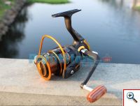 Μηχανισμός για Καλάμι Ψαρέματος με 13 Ρουλεμάν & Οδηγό Πετονιάς Yumoshi AX-7000