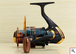 Μηχανισμός για Καλάμι Ψαρέματος με 13 Ρουλεμάν & Οδηγό Πετονιάς Yumoshi AX-7000