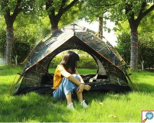 POP UP Αυτόματη Σκηνή 1ος λεπτού Igloo 3 Ατόμων Καλοκαιρινή 200x150x125cm - Πράσινο Παραλλαγής