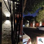 Αυτόνομο Αδιάβροχο Ηλιακό Φωτιστικό LED Τοίχου με Ενσωματωμένο Φωτοκύτταρο & Αυτόματη Λειτουργία την Νύχτα, YD-36 OΕΜ