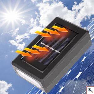 Αυτόνομο Αδιάβροχο Ηλιακό Φωτιστικό LED Τοίχου με Ενσωματωμένο Φωτοκύτταρο & Αυτόματη Λειτουργία την Νύχτα, YD-36 OΕΜ
