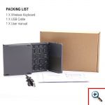 Ασύρματο Αναδιπλούμενο Πληκτρολόγιο με Touchpad Foldable Touchpad Bluetooth Keyboard RF1001