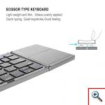 Ασύρματο Αναδιπλούμενο Πληκτρολόγιο με Touchpad Foldable Touchpad Bluetooth Keyboard RF1001