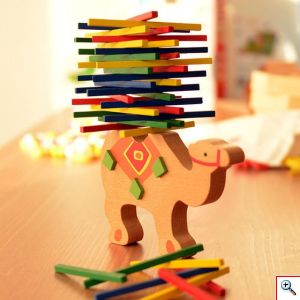 Ξύλινο παιχνίδι ισορροπίας Καμήλα - Balance Beam