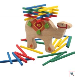 Ξύλινο παιχνίδι ισορροπίας Καμήλα - Balance Beam