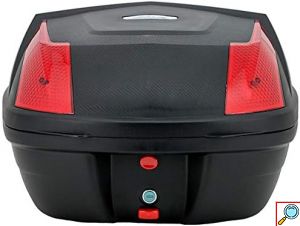 Μπαγκαζιέρα Μοτοσυκλέτας 33Lt με Κλειδαριά & Ανακλαστικές Επιφάνειες