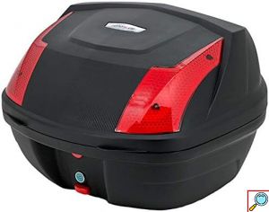 Μπαγκαζιέρα Μοτοσυκλέτας 33Lt με Κλειδαριά & Ανακλαστικές Επιφάνειες