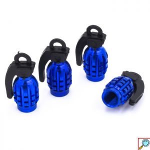 Σετ Βαλβίδες Πίεσης Ελαστικών σε Σχήμα Χειροβομβίδας 4τμχ.