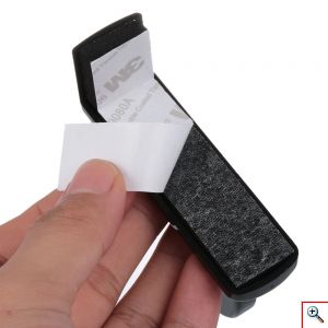 Βάση Ακουστικών για το Monitor με Αυτοκόλλητο - Hook Holder Μαύρο