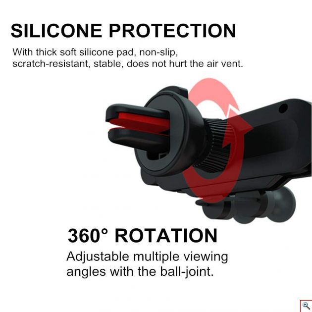 Βάση Στήριξης για Αεραγωγούς Αυτοκινήτου για Κινητά και Smartphones
