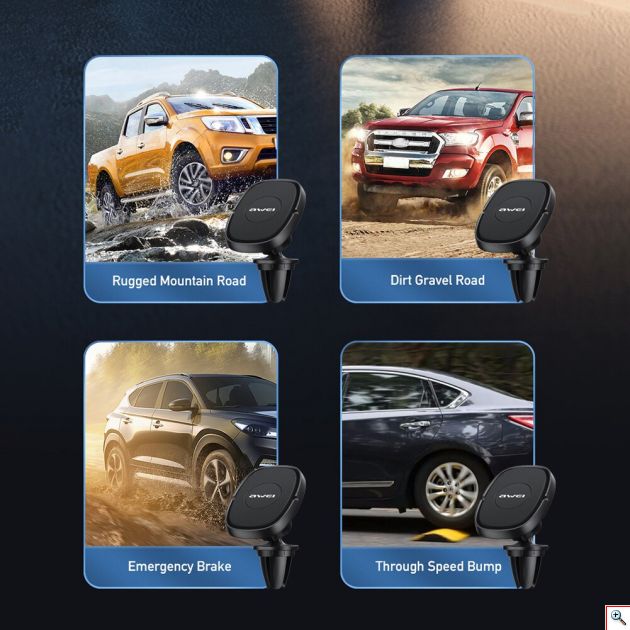 Βάση Κινητού Αυτοκινήτου Awei με Μαγνήτη