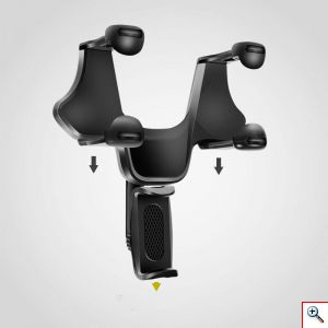 Βάση Στήριξης Κινητών για τον Καθρέπτη του Αυτοκινήτου - Universal Car Rearview Mirror Mount 203