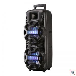 Φορητό Ηχείο Bluetooth Karaoke Party – Subwoofer 2000W με Μικρόφωνο, Τηλεχειρισμό & Διακοσμητικό Φωτισμό LED Andowl Q-T53 – Μαύρο