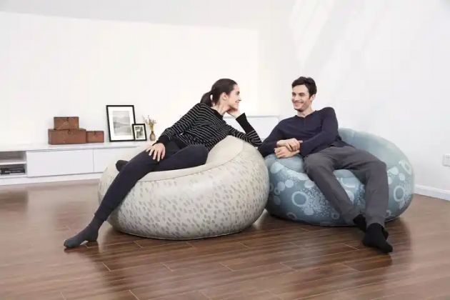 Bestway Φουσκωτή Πολυθρόνα - Poof - Living Room Sofas 112 x 112 x 66cm