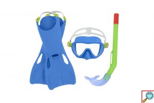 Παιδικό Σετ Με Μάσκα Θαλάσσης,Αναπνευστήρα Και Βατραχοπέδιλα Bestway