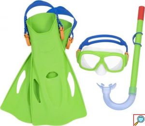 Σετ Παιδική Μάσκα Θαλάσσης Με Αναπνευστήρα Και Βατραχοπέδιλα Bestway