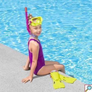 Παιδικό Σετ Με Μάσκα Θαλάσσης,Αναπνευστήρα Και Βατραχοπέδιλα Bestway