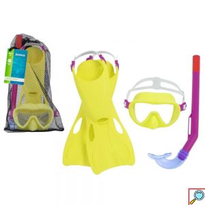 Παιδικό Σετ Με Μάσκα Θαλάσσης,Αναπνευστήρα Και Βατραχοπέδιλα Bestway