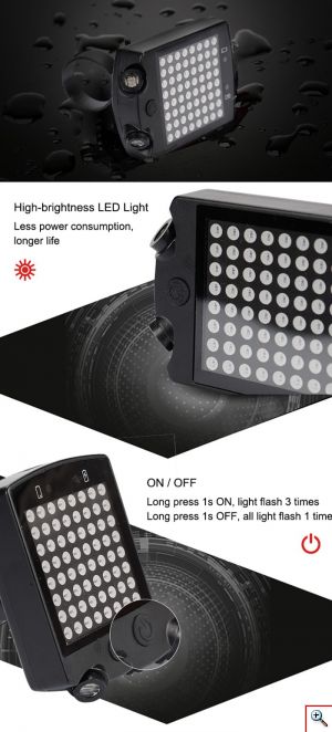 Επαναφορτιζόμενο Ασύρματο Σύστημα Φλάς Ποδηλάτου LED & LASER - Wireless Lead Bike Bicycle Turn Light