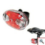 Σετ Ποδηλάτου Φακός Υψηλής Φωτεινότητας LED 200 LM + Πίσω Φως 5x Led