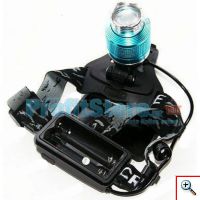 Αδιάβροχος Επαναφορτιζόμενος Φακός Κεφαλής Led με Zoom και Blue Light Bailong BL-2199-T6