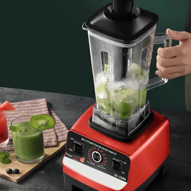 Ηλεκτρικό Μπλέντερ Πολλαπλών Χρήσεων 1000W - Με 15 Ρυθμίσεις Ταχύτητας και Χρονοδιακόπτη - Andowl